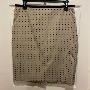 Outback Red from The Limited polka dot pencil skirt NWOT